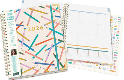 Agenda 2026 Anillada XL Sem Vista 17M - Lápices