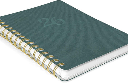 Agenda 2026 Anillada Sem Vista 17M - Verde Agatha