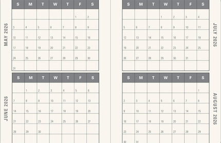 Agenda 2026 Sem Vista 16M - Smarty Cats