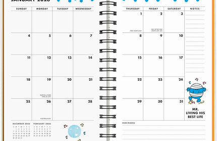 Agenda 2026 Anillada Sem Vista - Mr. Positive