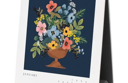 Calendario Escritorio 2025 12M - Flower Studies
