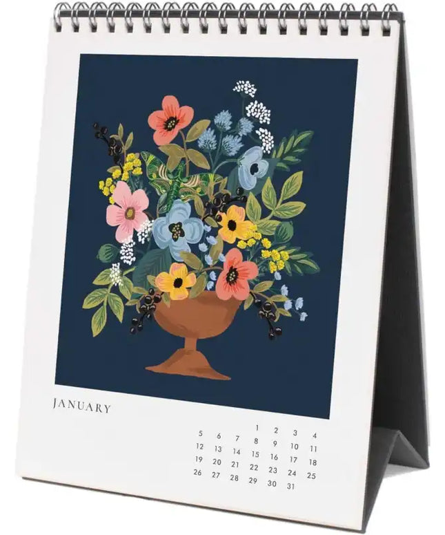Calendario Escritorio 2025 12M - Flower Studies