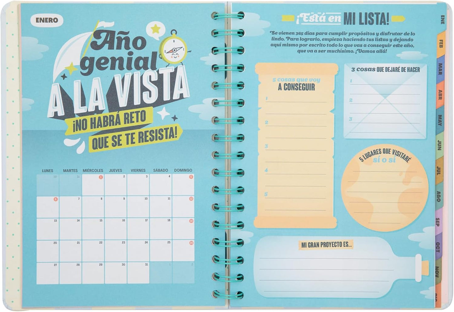 Agenda 2025 12M Semanal - Un año bonito