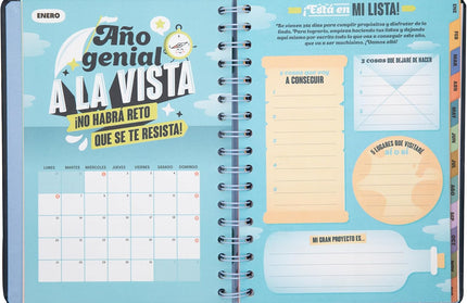 Agenda 2025 12M Semanal - Soñar, lograr y volver a empezar