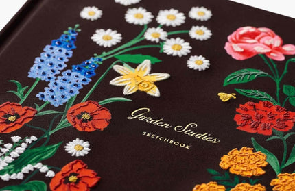 Croquera Canva Bordada - Garden Study