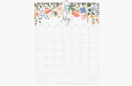 Calendarios 2026 Pared 12M - Dahlia