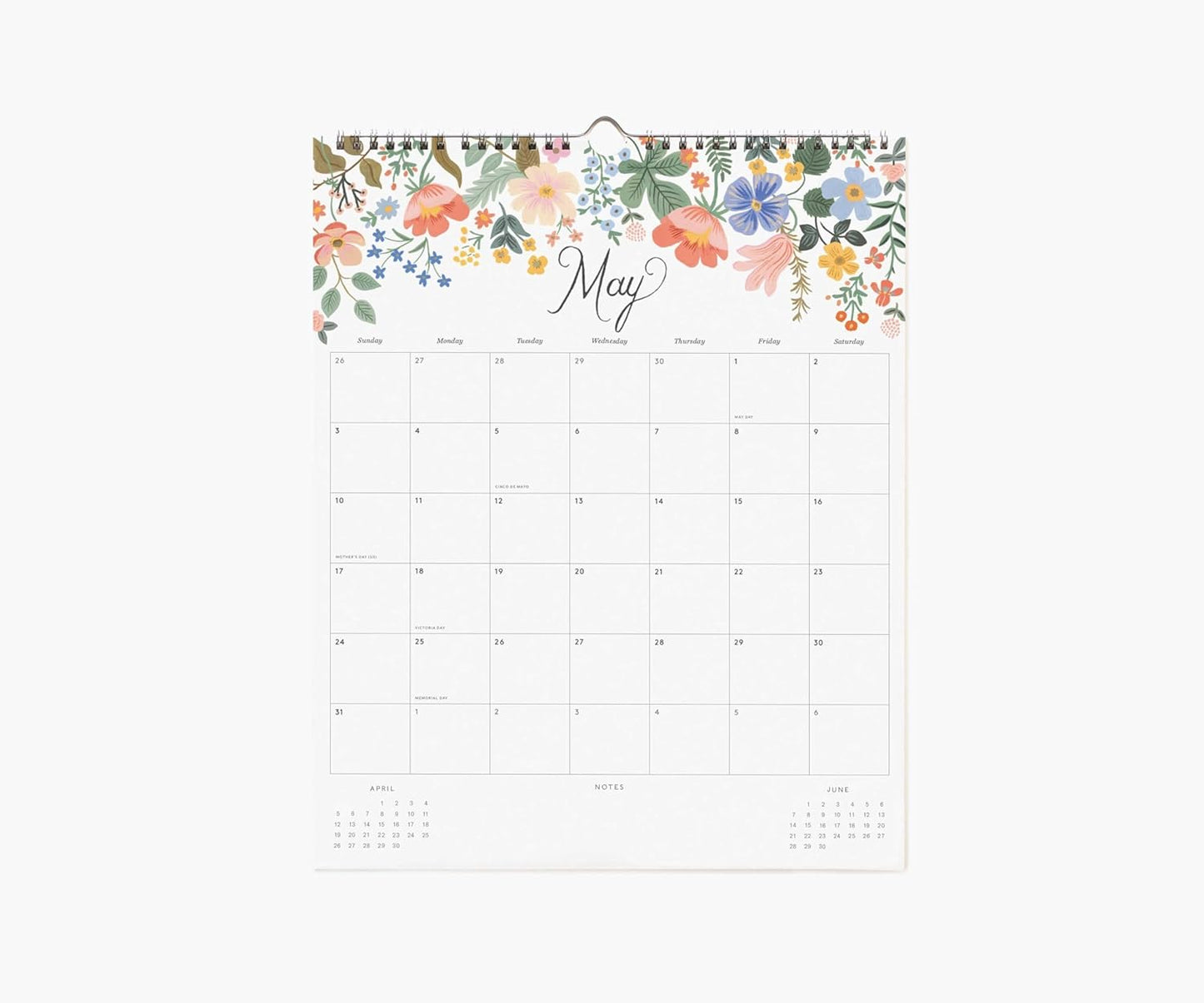 Calendarios 2026 Pared 12M - Dahlia