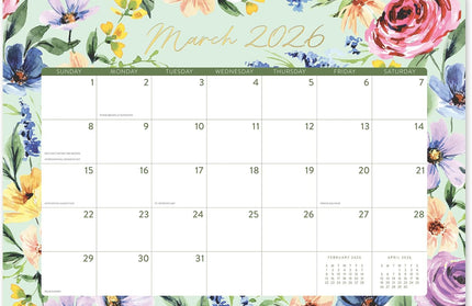 Calendario 2026 Pared 17M - Bella Flora