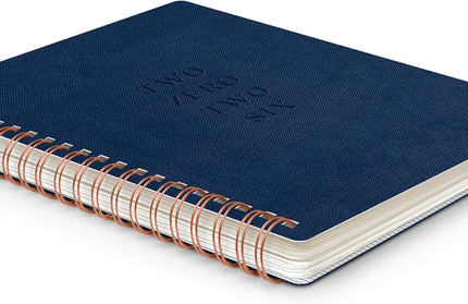 Agenda 2026 Anillada Sem Vista 17M - Azul Baxter