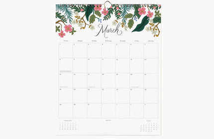 Calendarios 2026 Pared 12M - Dahlia