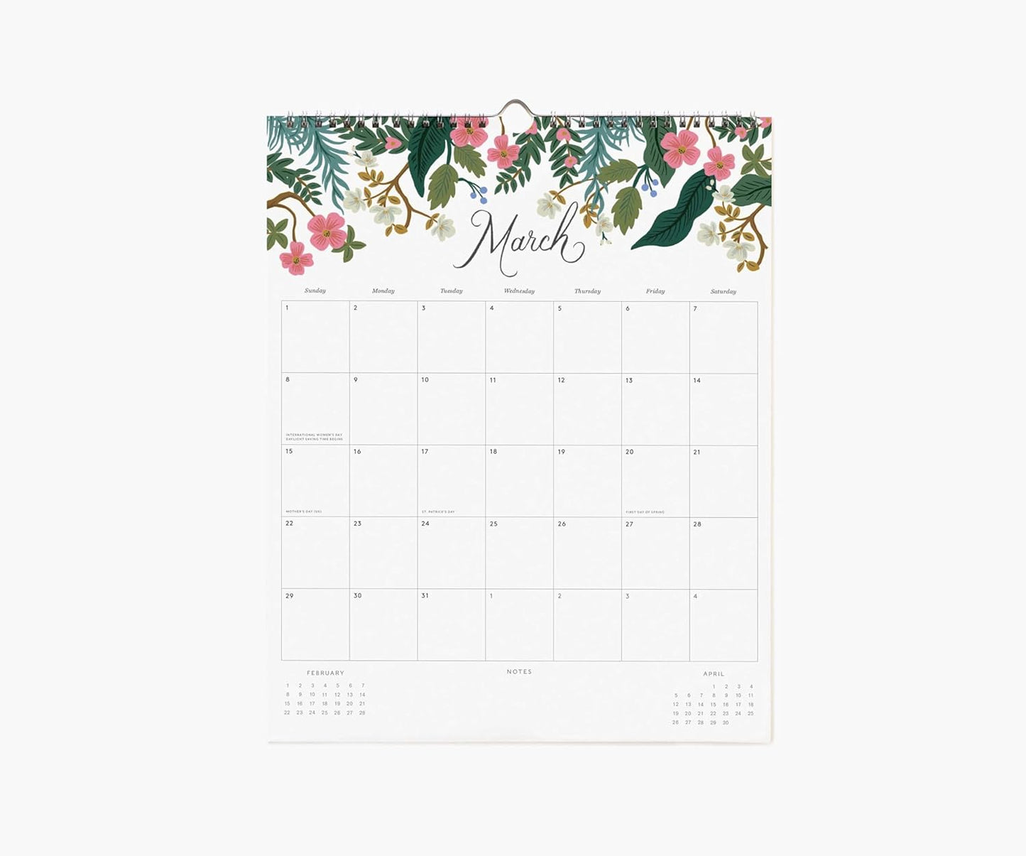 Calendarios 2026 Pared 12M - Dahlia