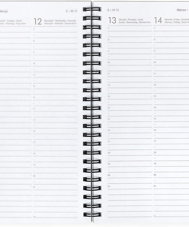 Agenda Grande Sem Vista 2025 12M - Travel Stickers