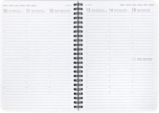 Agenda Grande Sem Vista 2025 12M - Travel Stickers