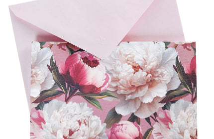 Set de 10 Tarjetas con Sobre - La Petite Presse Pivoine