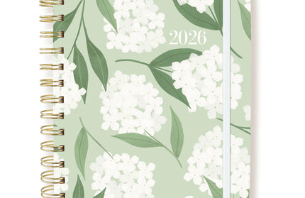 Agenda 2026 18M Semanal Anillado A5 - Hydrangea