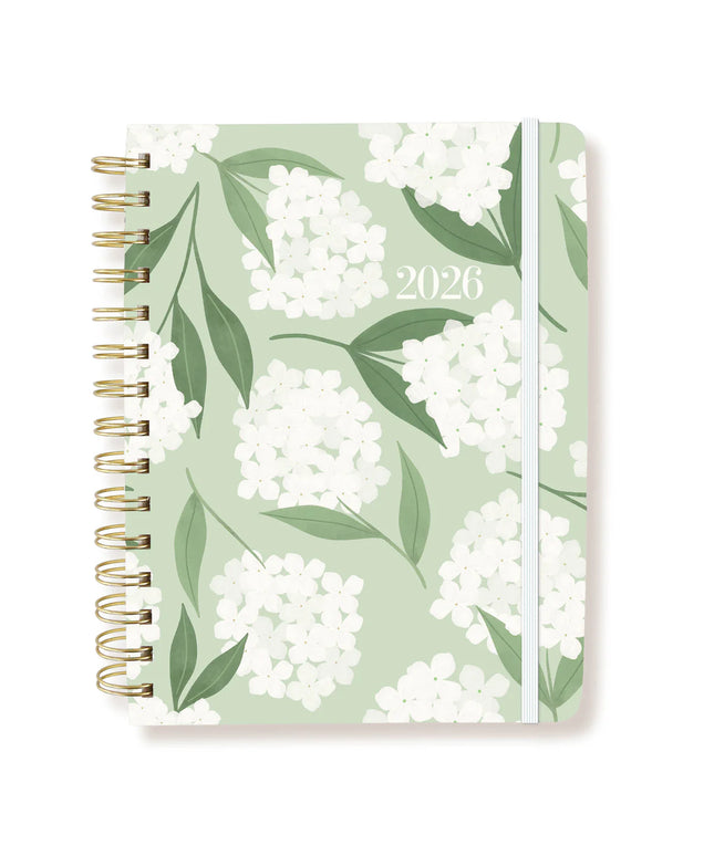 Agenda 2026 18M Semanal Anillado A5 - Hydrangea