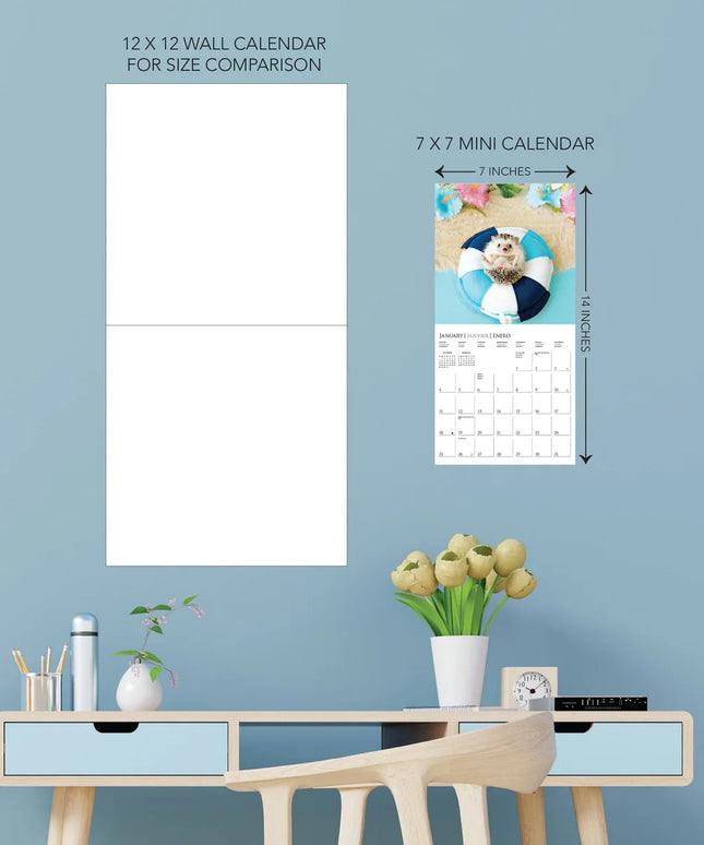 Calendario 2026 Pared Mini 12M - Joyful Landscapes