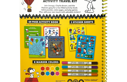 Kit de actividades viaje - Snoopy