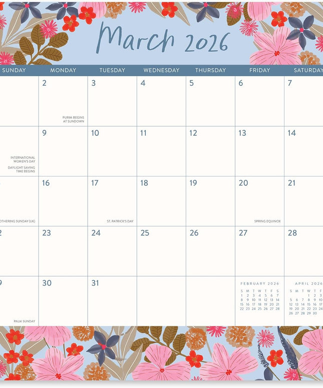 Calendario 2026 Magnético 17M - Secret Garden