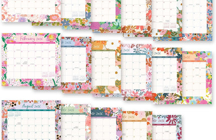 Calendario 2026 Magnético 17M - Secret Garden