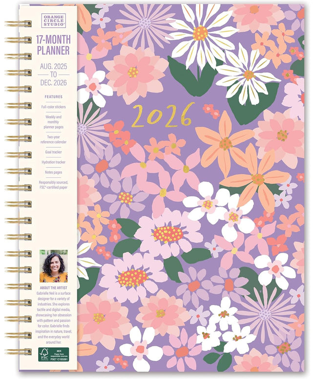 Agenda 2026 XL Sem Vista 17M - Secret Garden