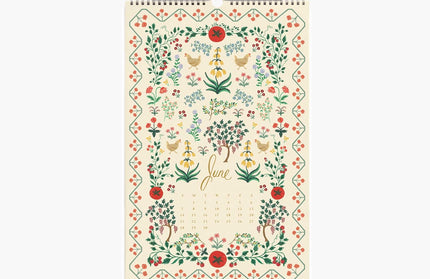 Calendarios 2026 Pared 12M - Flora