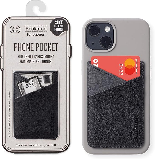 Porta Tarjetas Celular - Negro