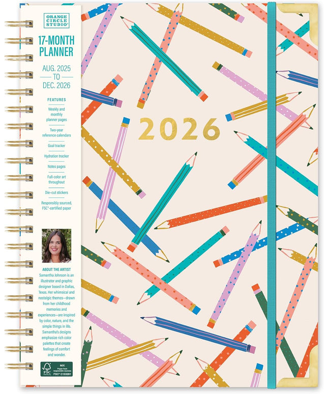 Agenda 2026 Anillada XL Sem Vista 17M - Lápices