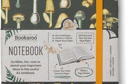 Libreta Mediana Composición - Hongos Botánicos