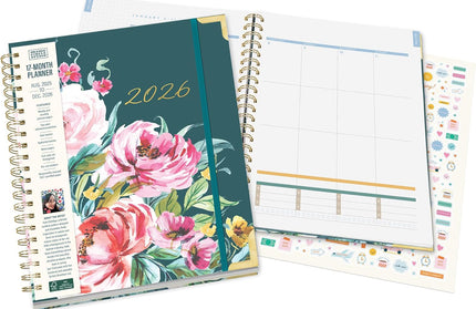Agenda 2026 Anillada XL Sem Vista 17M - Bella Flora