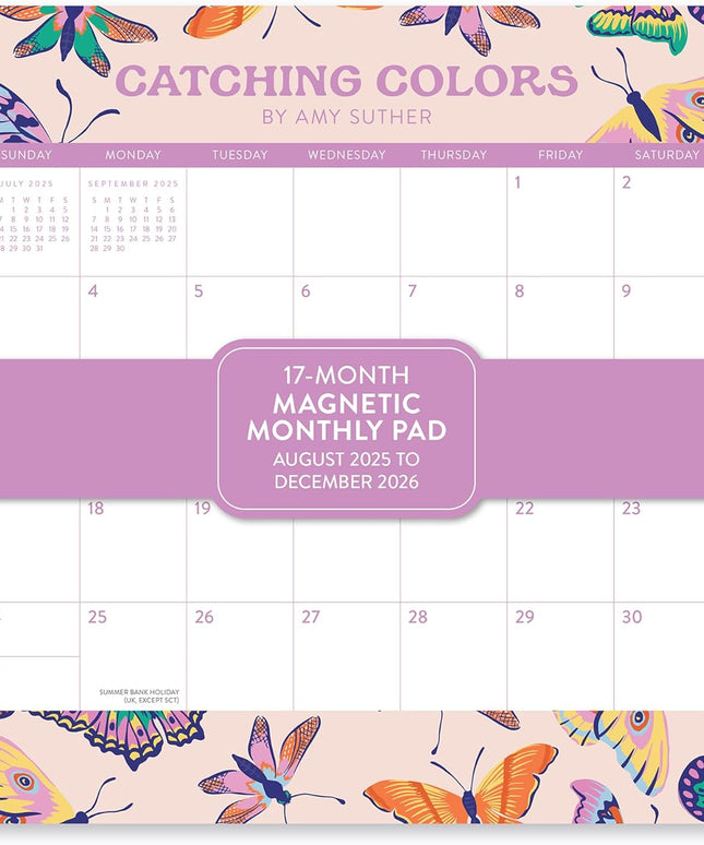Calendario 2026 Magnético 17M - Mariposas