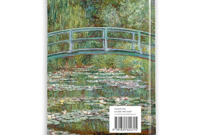 Agenda 2026 12M Bolsillo Sem Vista - Puente sobre nenúfares