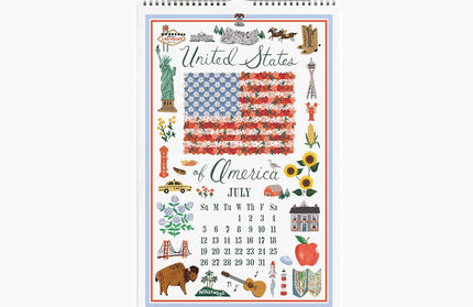 Calendarios 2026 Pared 12M - Travel