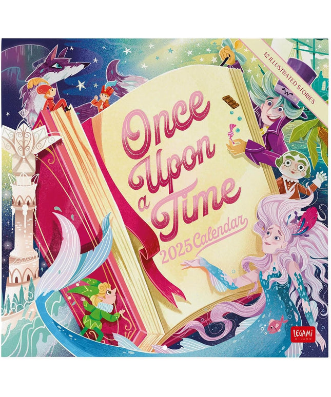 Calendario 2025 Mensual Pared 12M - Once Upon a Time