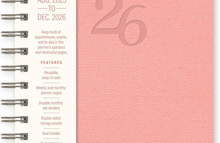 Agenda 2026 Anillada Sem Vista 17M - Coral Agatha