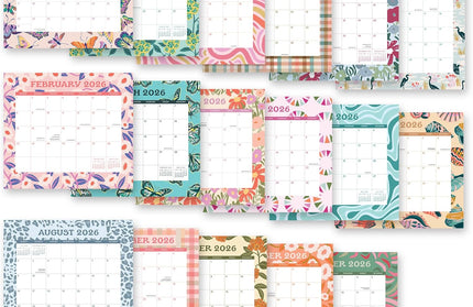 Calendario 2026 Magnético 17M - Mariposas