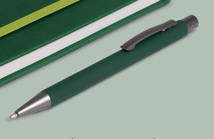 Bolígrafo Tinta Negra - Verde Oscuro