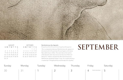 Calendario Pared 2026 12M Grande - Leonardo da Vinci