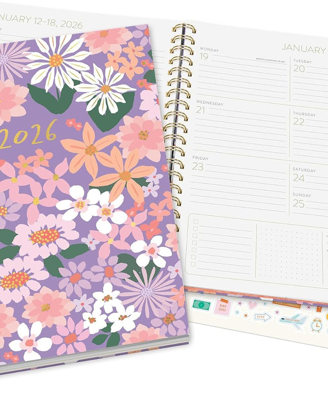 Agenda 2026 XL Sem Vista 17M - Secret Garden