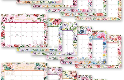 Calendario 2026 Pared 17M - Bella Flora