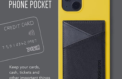Porta Tarjetas Celular - Negro