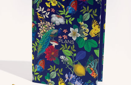 Agenda Semanal Sin Fechas - Floral Vintage Foil Dorado