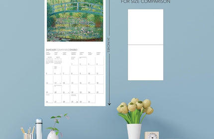 Calendario 2025 Pared 12M - Monet