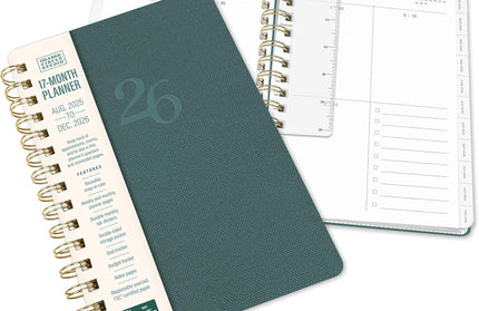 Agenda 2026 Anillada Sem Vista 17M - Verde Agatha