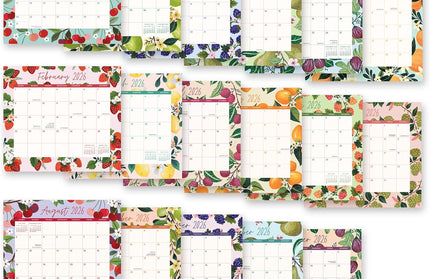 Calendario 2026 Magnético 17M - Fruit and Flora