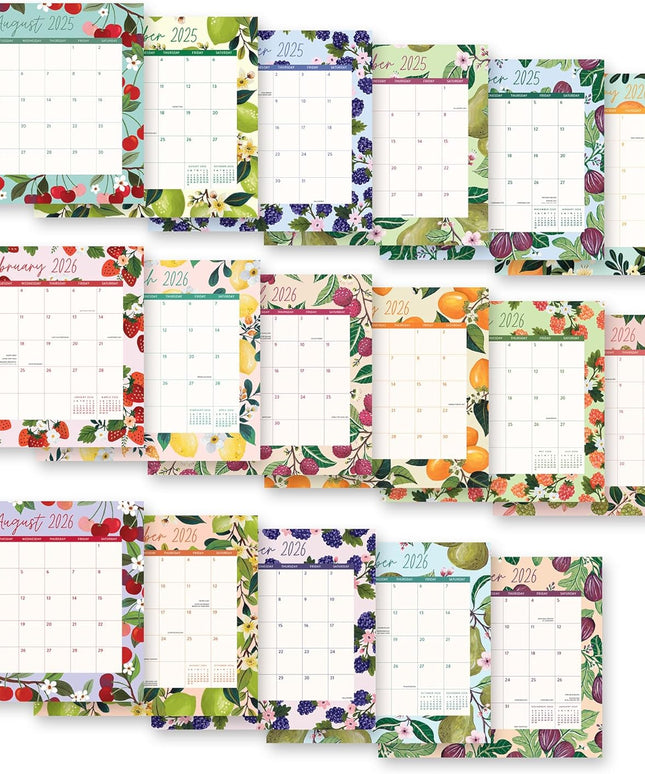 Calendario 2026 Magnético 17M - Fruit and Flora