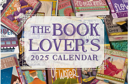 Calendario 2025 Mensual Pared 12M - Book Lovers