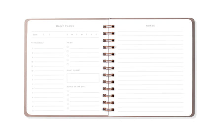 Agenda sin Fecha Diaria - Apricot