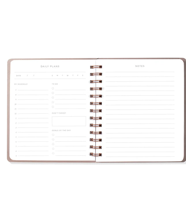 Agenda sin Fecha Diaria - Apricot