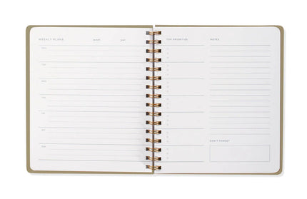 Agenda sin Fecha Semanal - Cognac